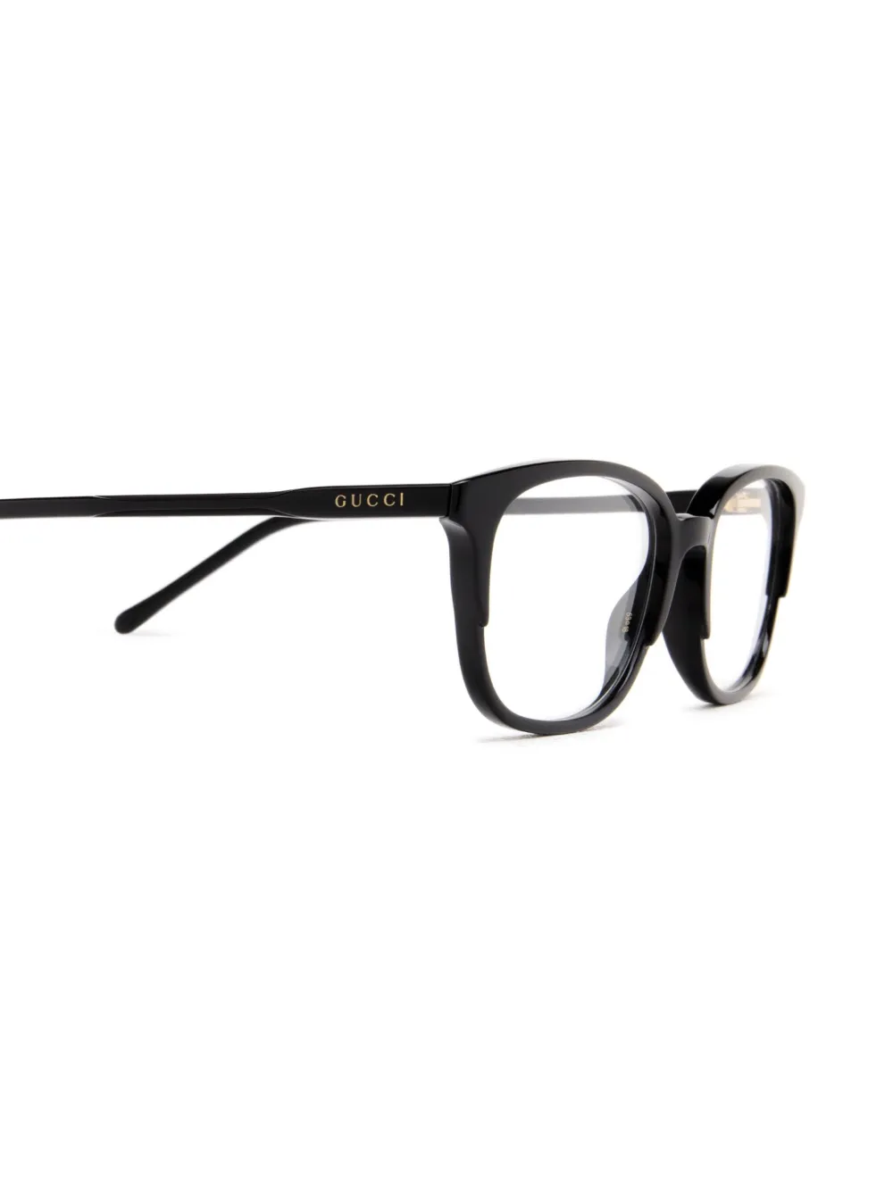 Gucci Eyewear Bril met rechthoekig montuur Zwart