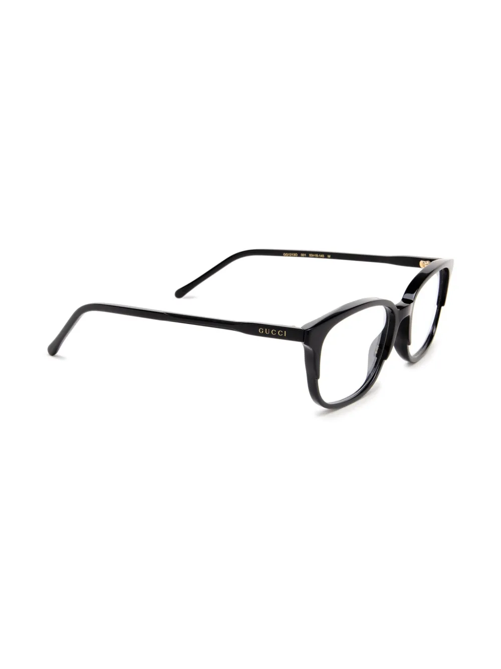 Gucci Eyewear Bril met rechthoekig montuur Zwart