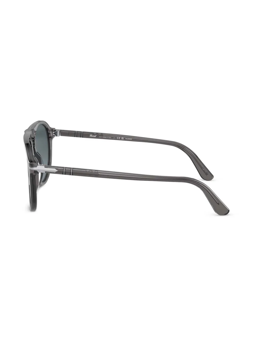 Persol Zonnebril met rond montuur Grijs