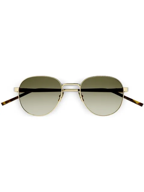 Saint Laurent Eyewear logo-engraved sunglasses 