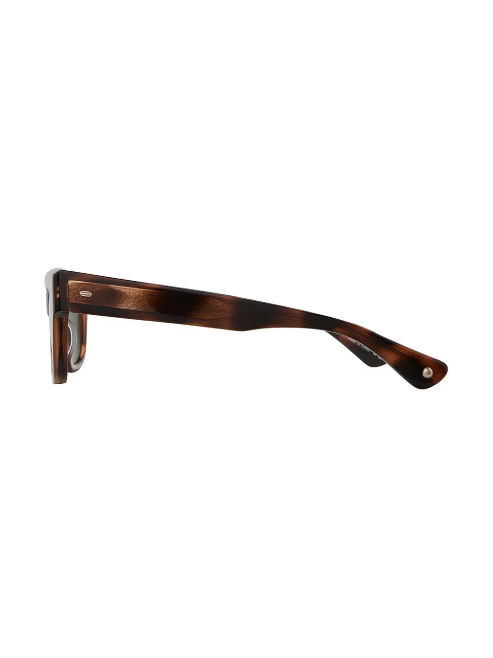 Garrett Leight Woz zonnebril Bruin