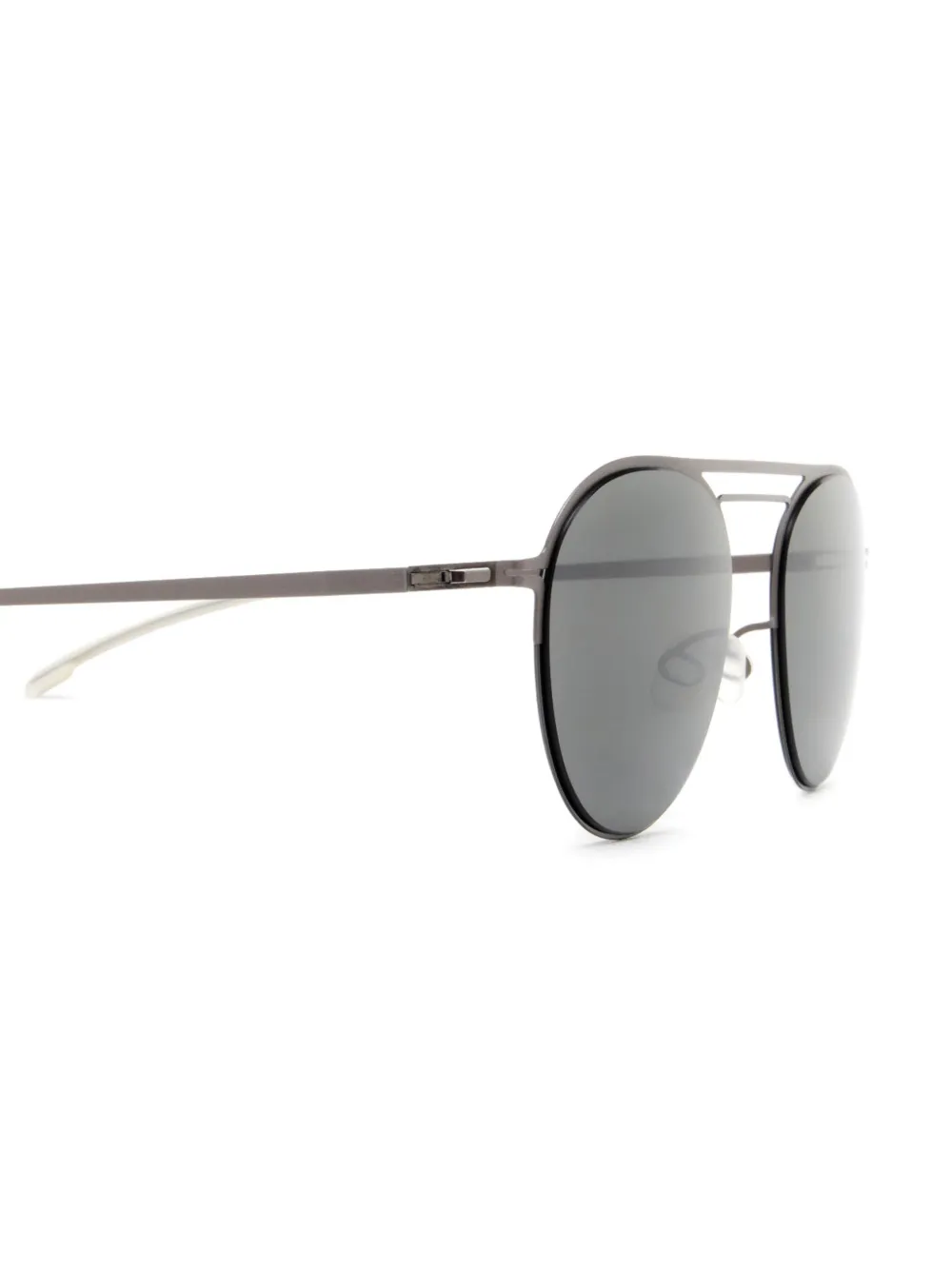 Mykita Zonnebril met rond montuur Grijs