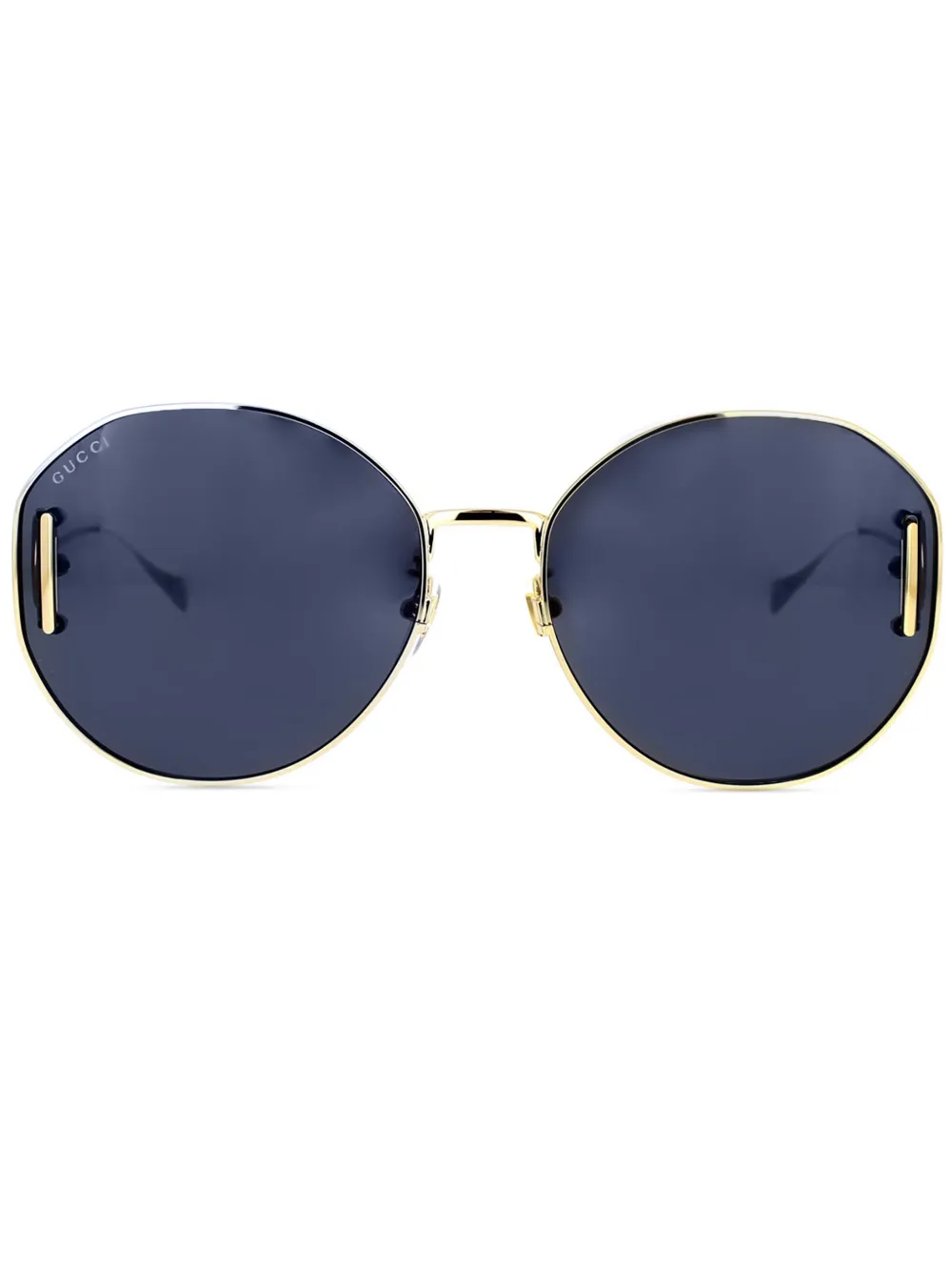 Gucci Eyewear ラウンドフレーム サングラス - ゴールドトーン Gucci Eyewear ラウンドフレーム サングラス - ゴールドトーン