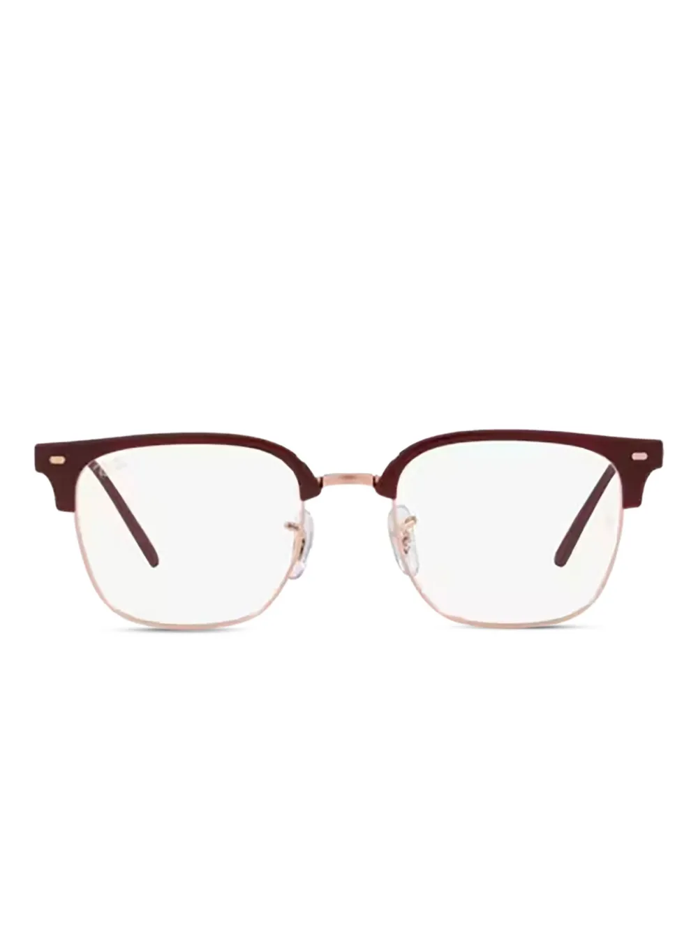 Ray-Ban NEW CLUBMASTER Bordeaux On Rose Gold - Rosa