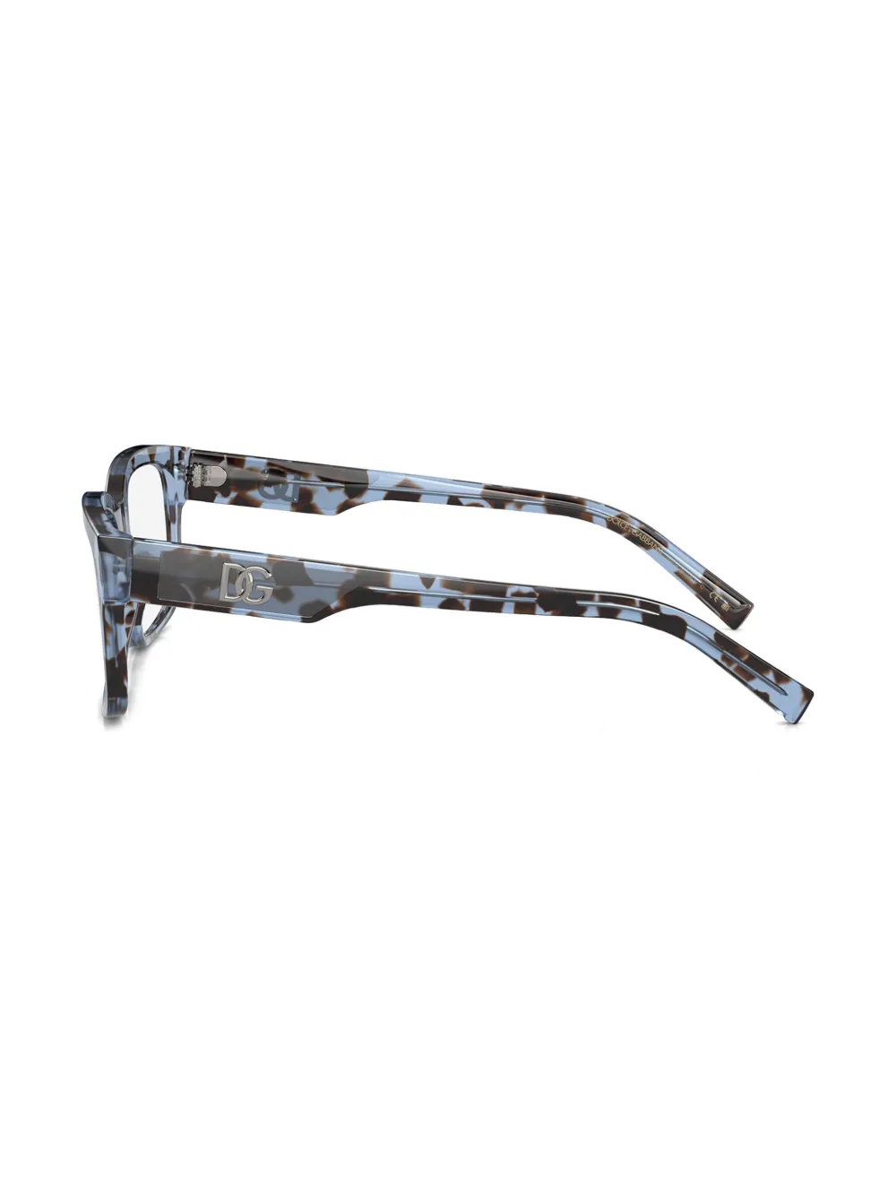 Dolce & Gabbana Eyewear Bril met vierkant montuur Blauw
