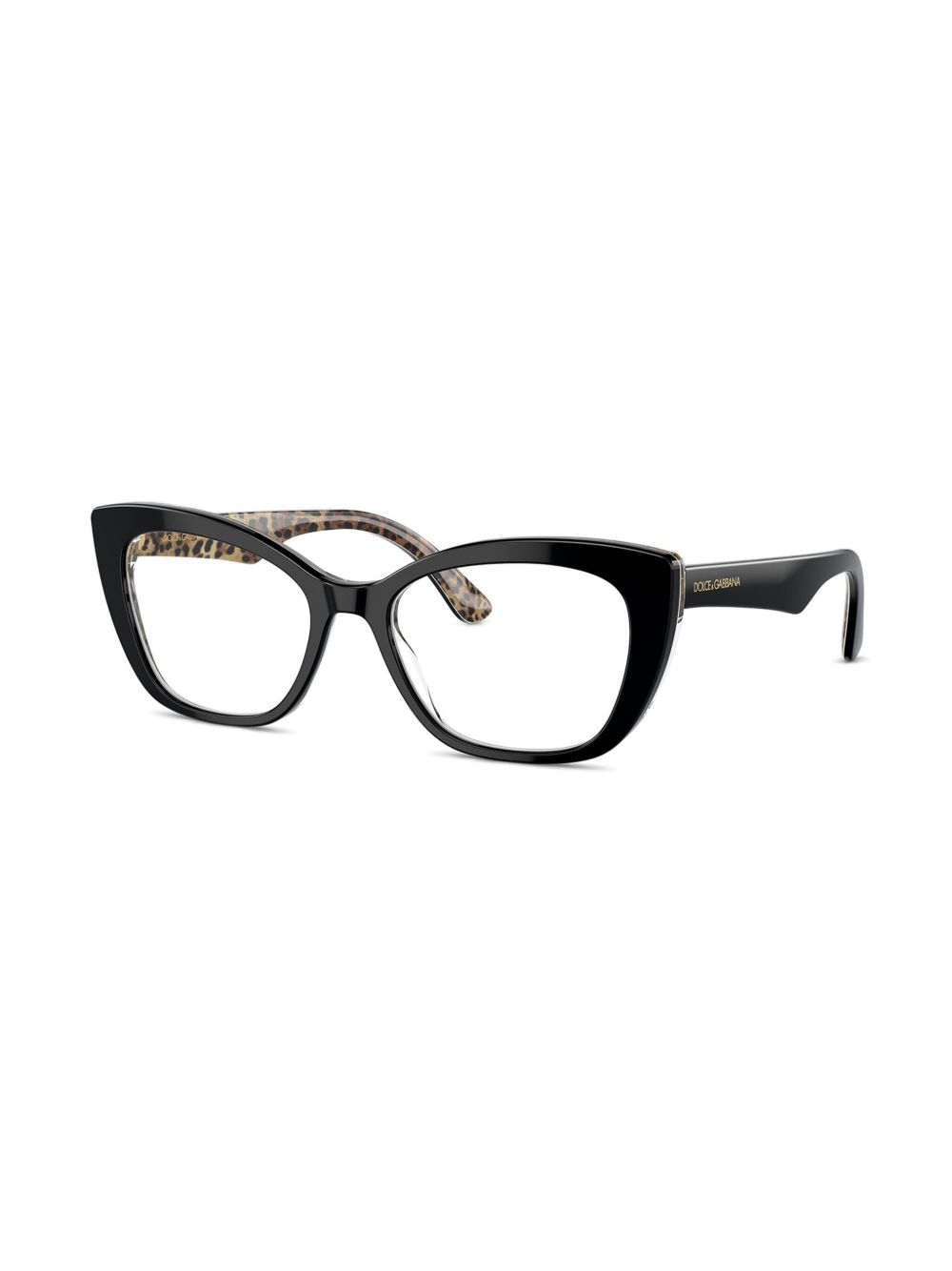 Dolce & Gabbana Eyewear Bril met cat-eye montuur - Zwart