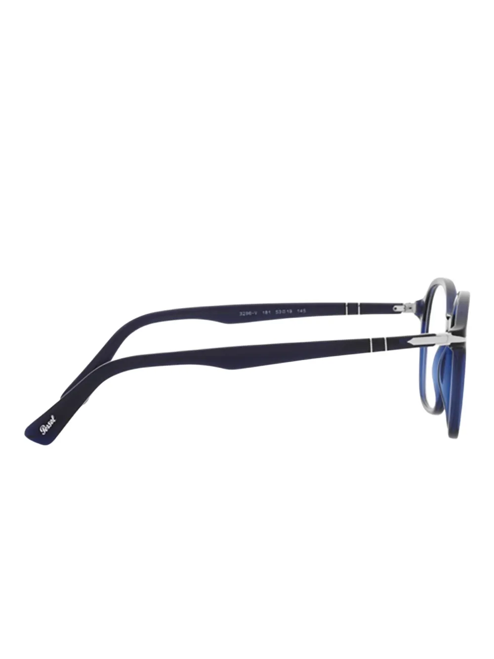 Persol Bril met rond montuur Blauw