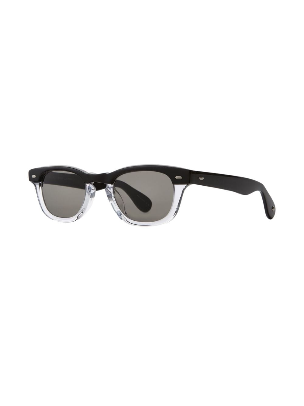 Garrett Leight Lo-B Yin Yang sunglasses - Zwart