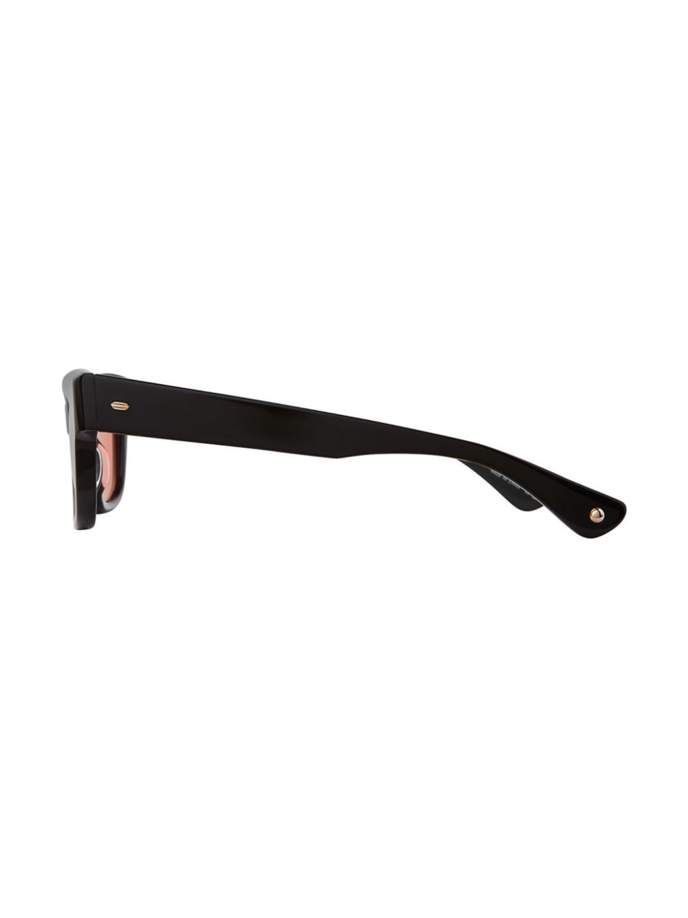 Shop Garrett Leight Woz Sun Sunglasses In Black