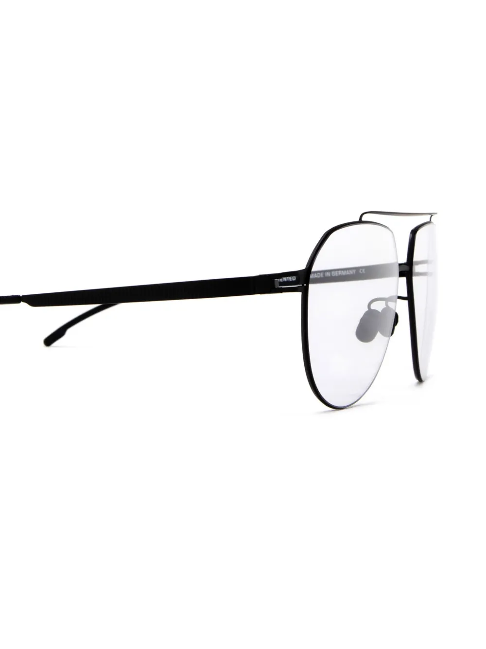 Mykita Bril met piloten montuur Zwart