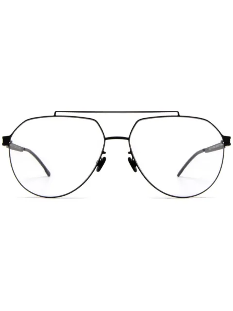 Mykita lentes con armazón estilo piloto