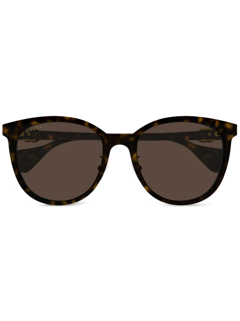 Gucci Eyewear Occhiali tondi - Marrone