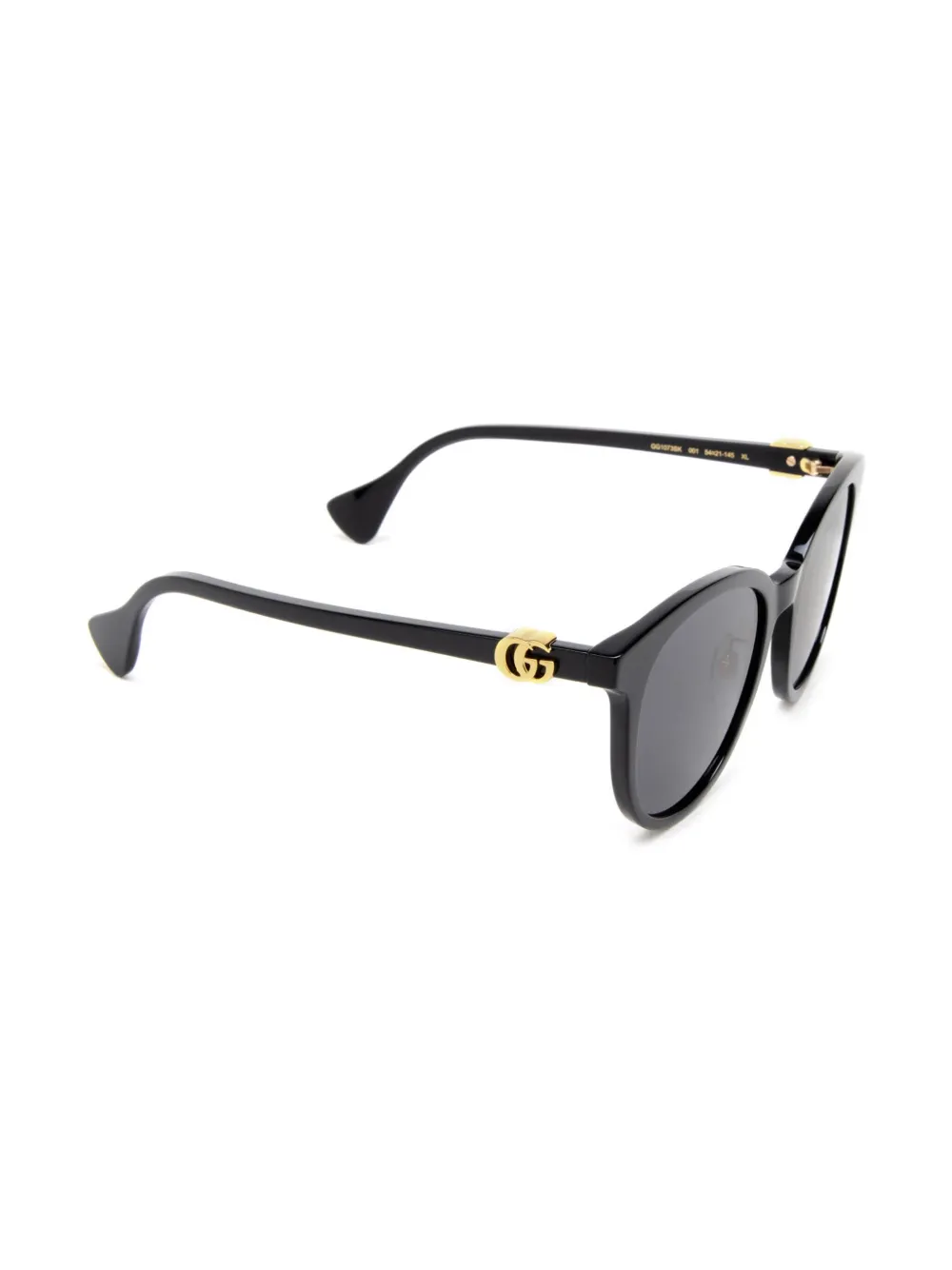 Gucci Eyewear Bril met rond montuur - Zwart