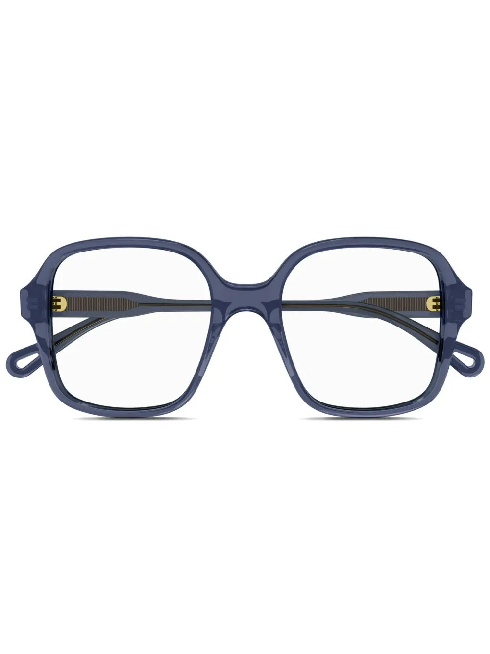 Chloé Eyewear Bril met oversized montuur Blauw