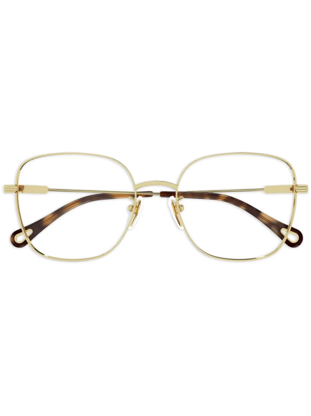 Chloé Eyewear square-frame glasses | Gold | Image 1