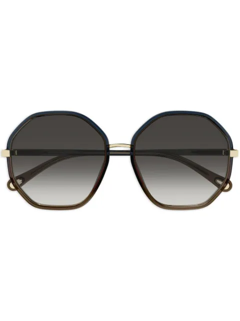 Chloé Eyewear geometric-frame sunglasses