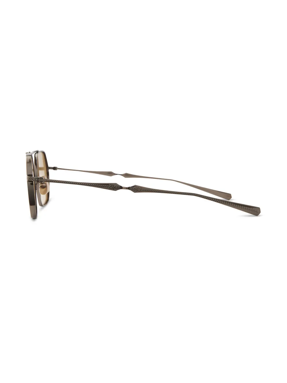 MR. LEIGHT Ryder S zonnebril met geometrisch montuur Zilver