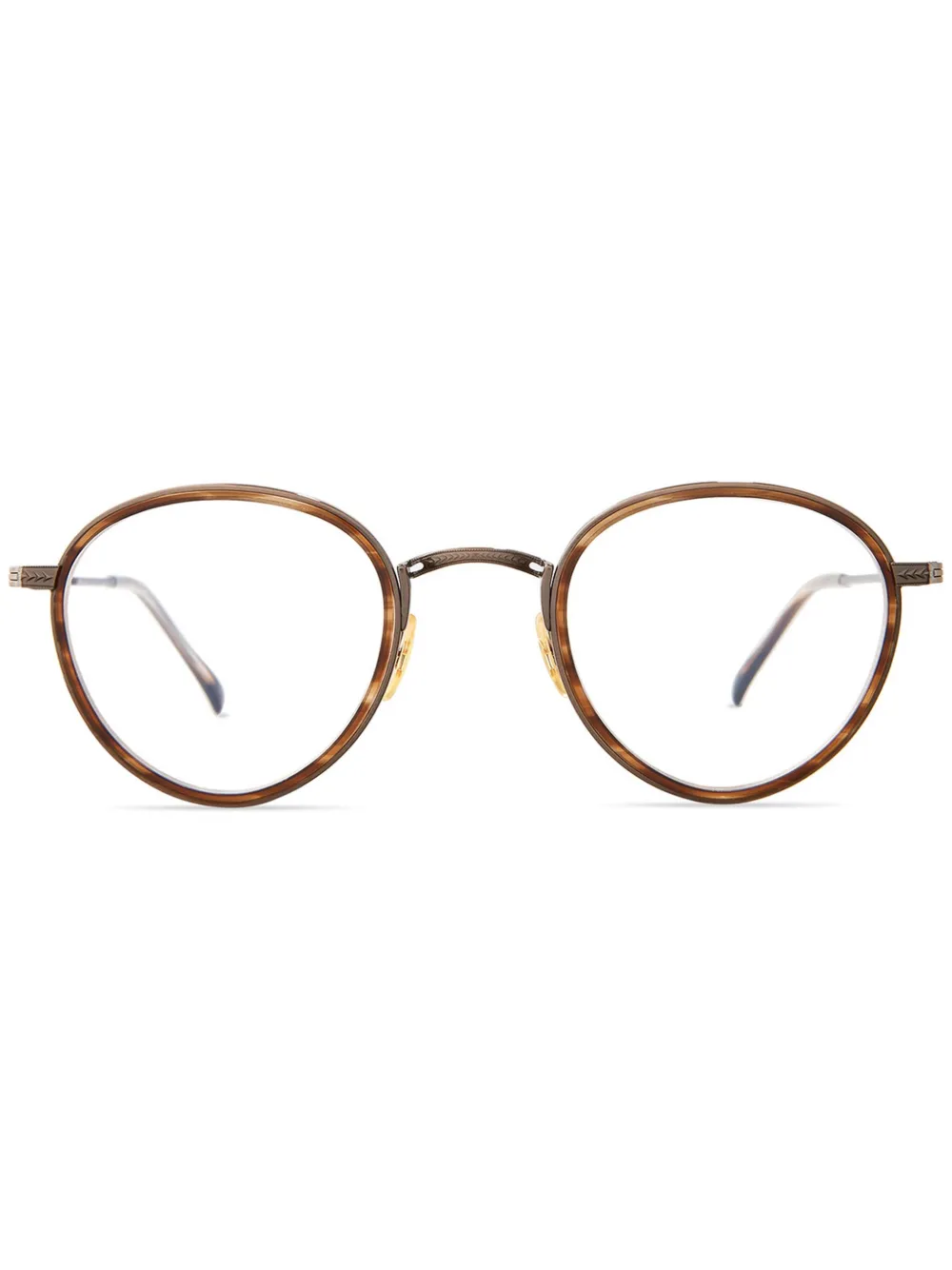 MR. LEIGHT lunettes de vue Bristol C à monture ronde | marron | Image 1