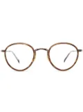 MR. LEIGHT Bristol C round-frame glasses - Brown