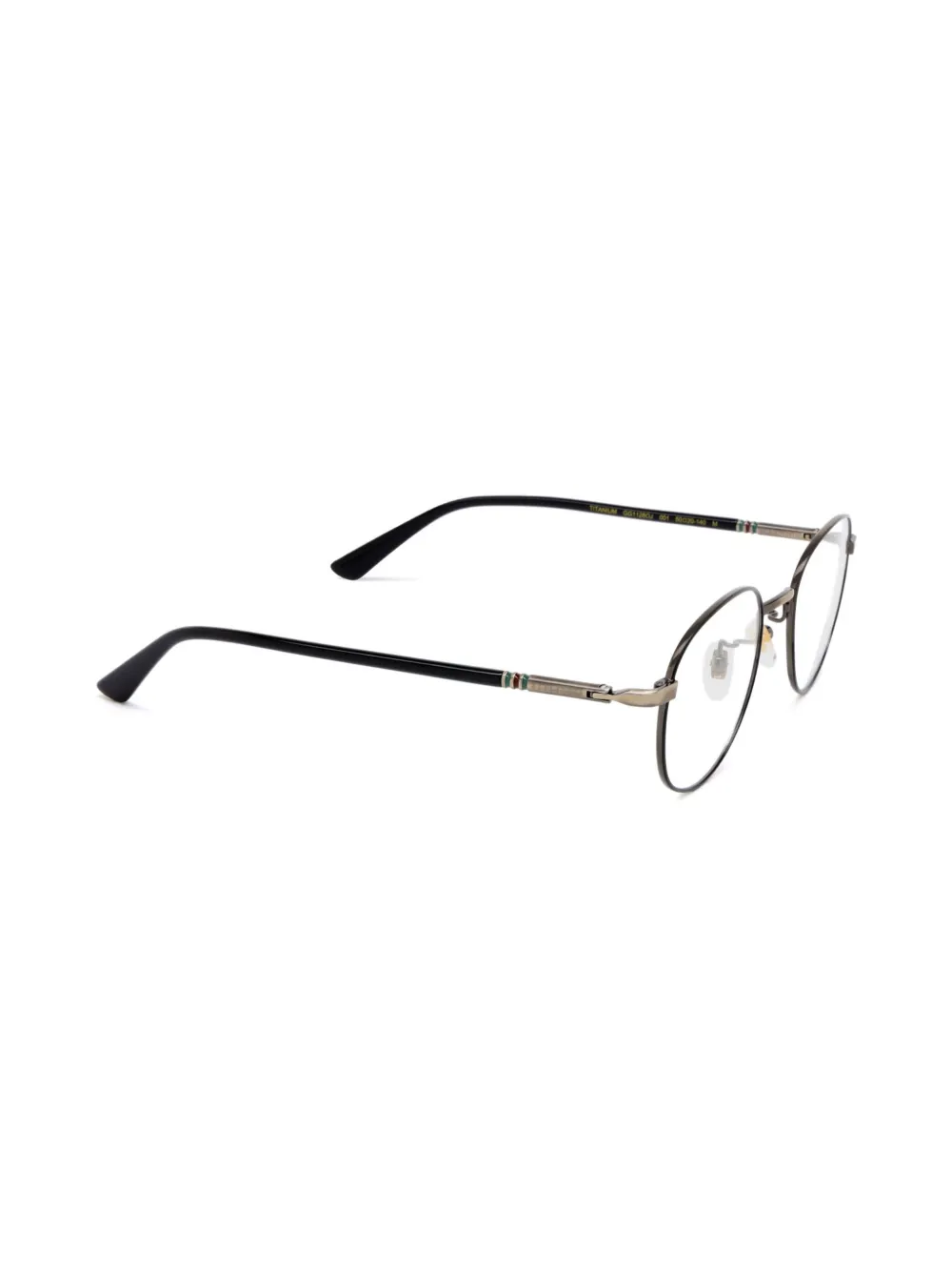 Gucci Eyewear Bril met ovaal montuur - Zwart