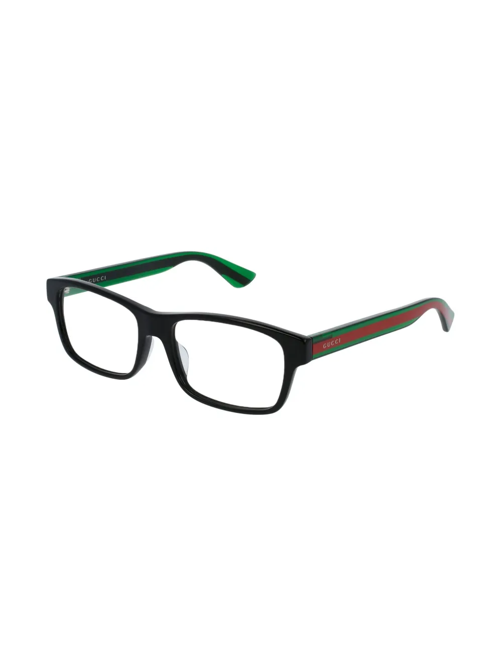 Gucci Eyewear Bril met logoprint Zwart