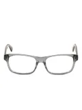 Gucci Eyewear rectangle-frame acetate glasses - Grey
