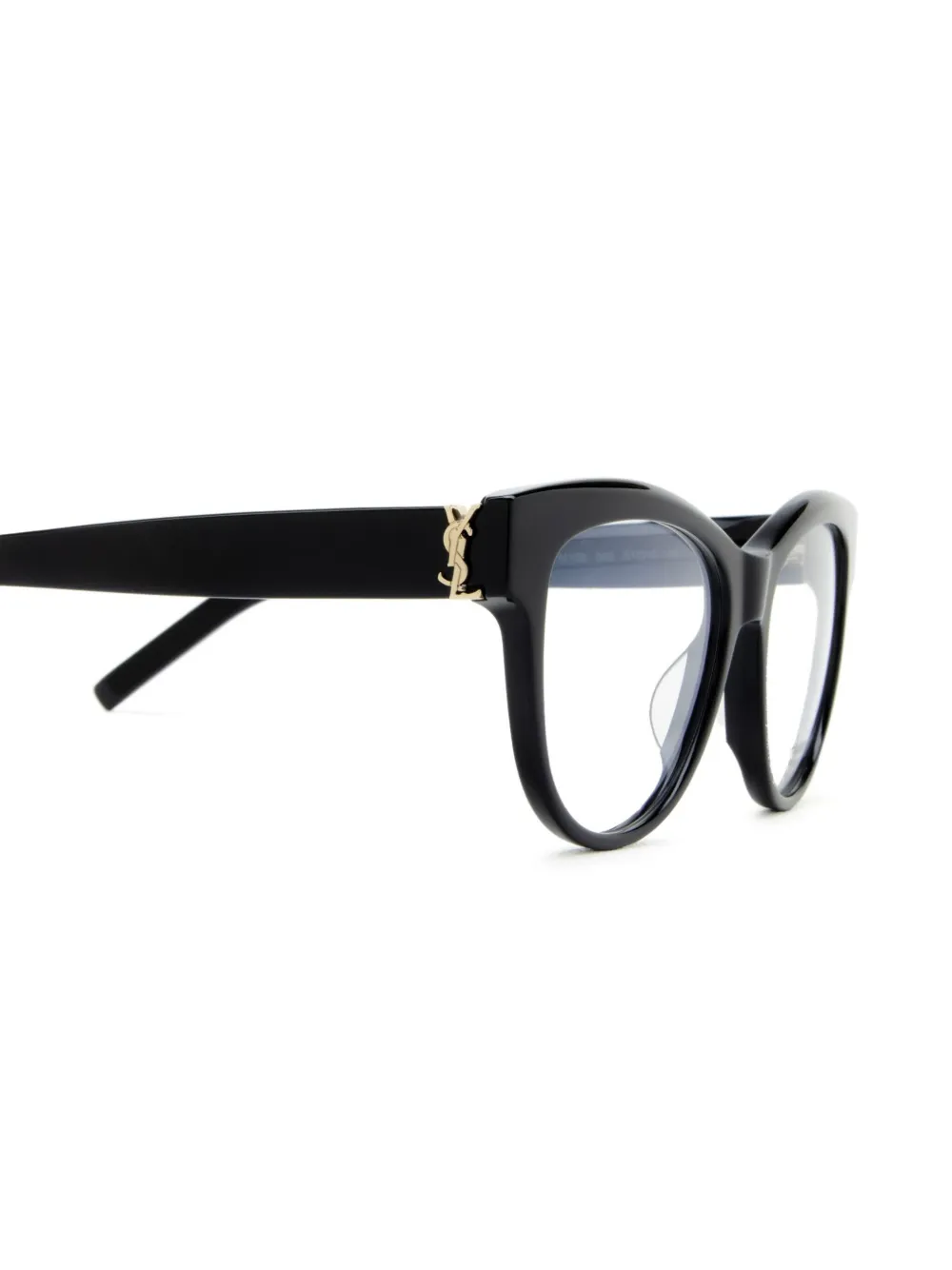 Saint Laurent Eyewear Bril met rond montuur Zwart