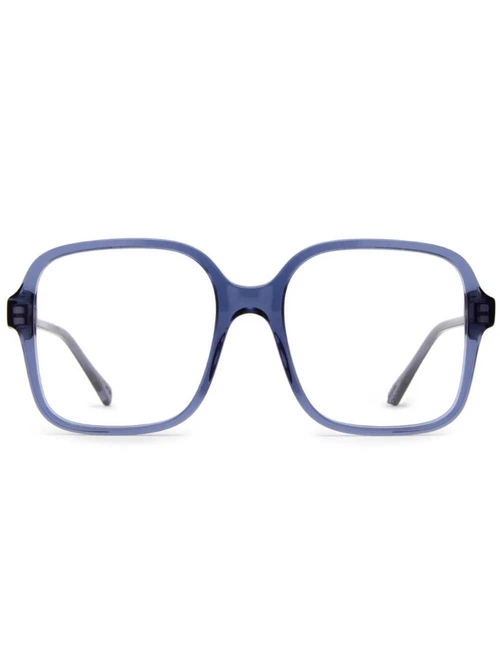 Chloé Eyewear oversize frame glasses | Blue | Image 1