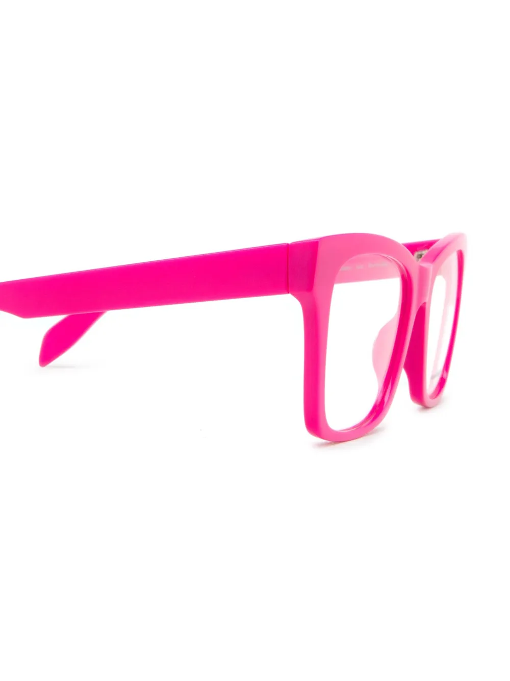 Alexander McQueen Eyewear Bril met vierkant montuur Roze