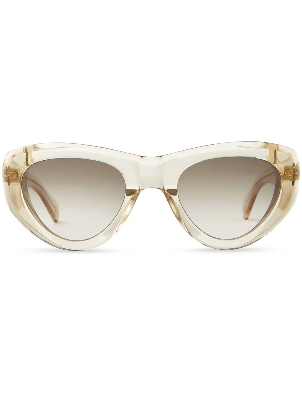 MR. LEIGHT Reveler S zonnebril met ovalen montuur Beige