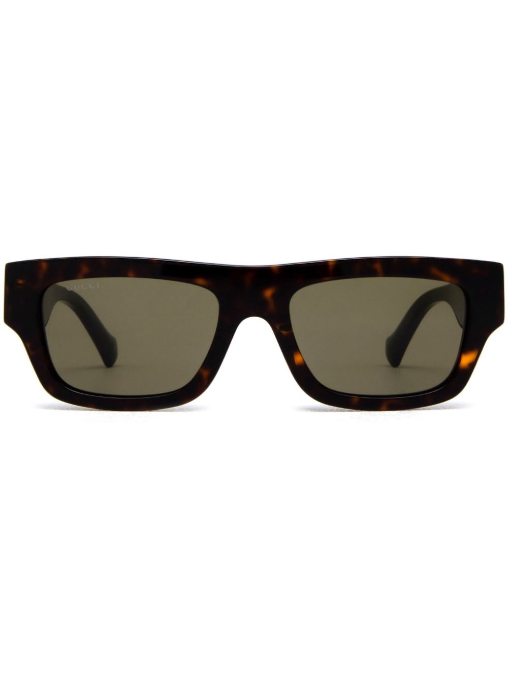 Gucci Eyewear Zonnebril met geometrisch montuur Bruin