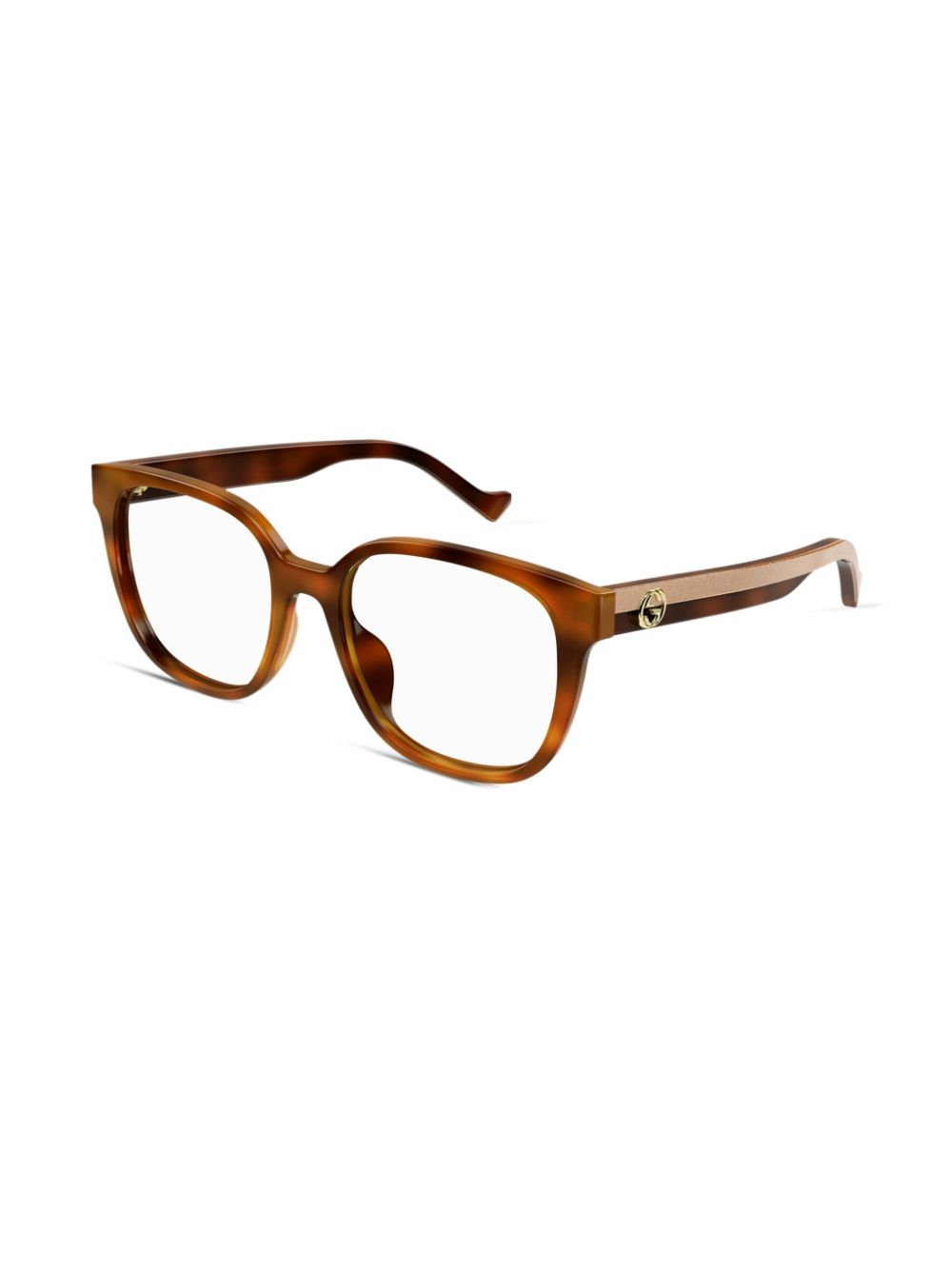 Gucci Eyewear Bril met vierkant montuur - Bruin