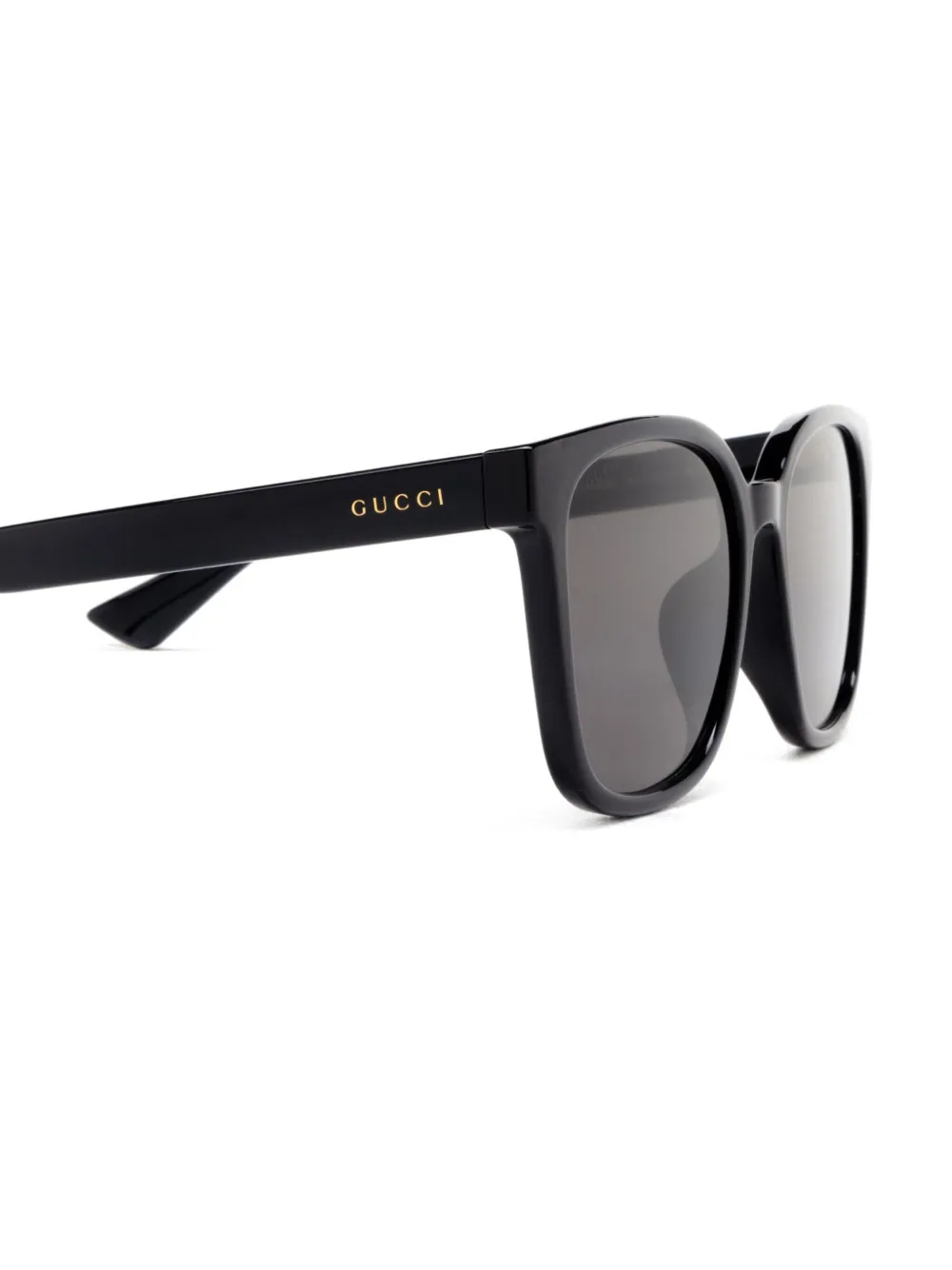Gucci Eyewear Zonnebril met vierkant montuur Zwart