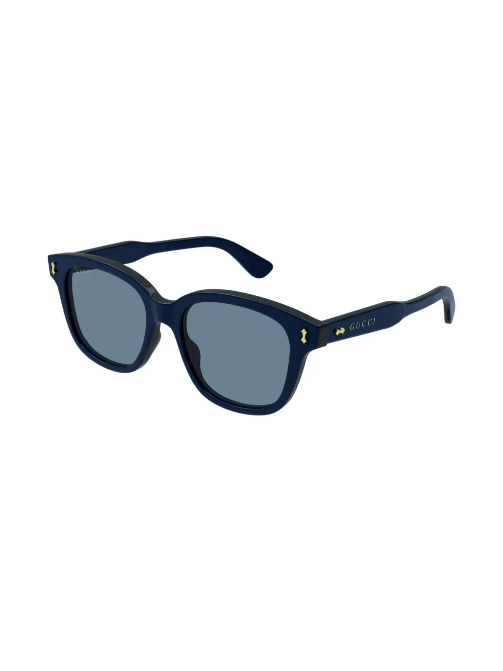 Gucci Eyewear Zonnebril met vierkant montuur - Blauw