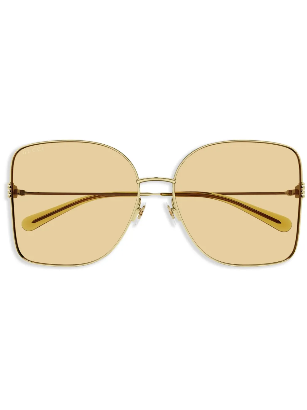 Gucci Eyewear Zonnebril met GG-logo Goud