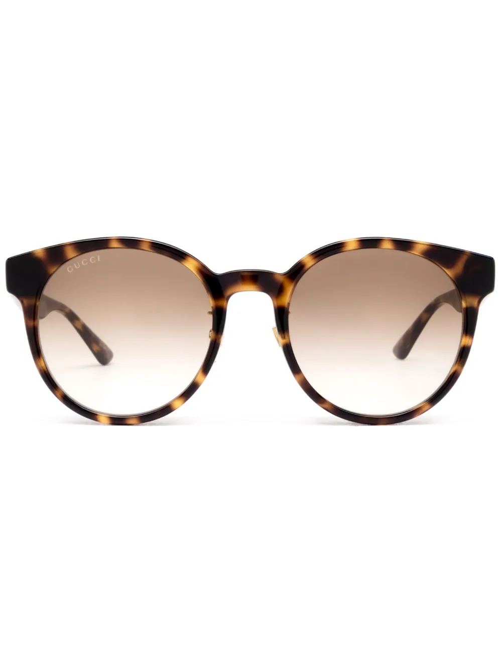 Gucci Eyewear Bril met rond montuur Bruin