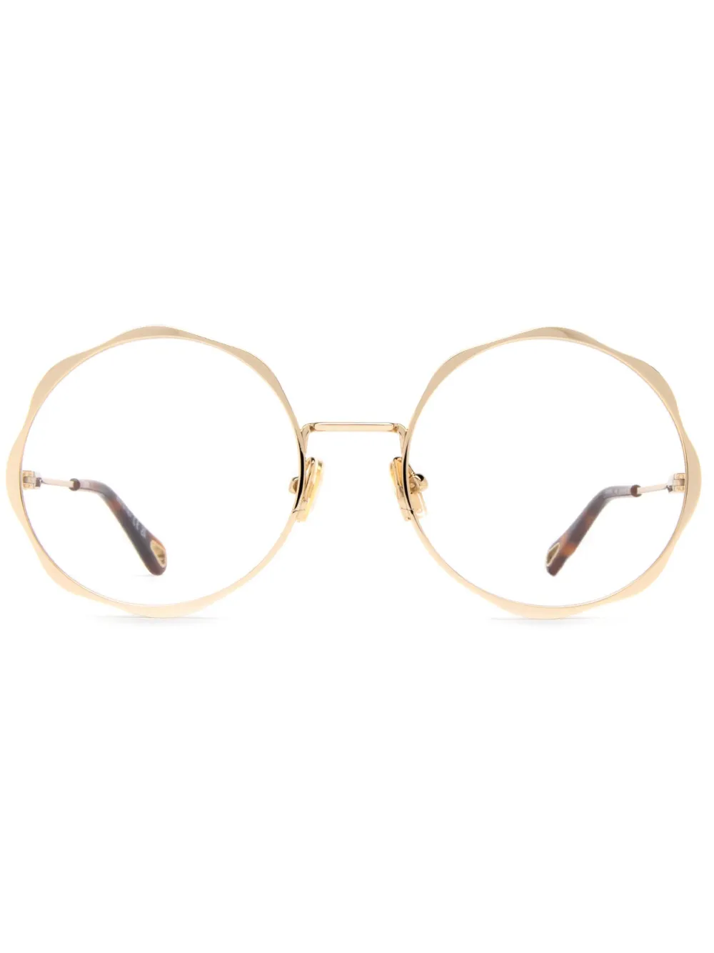 Chloé Eyewear round-frame glasses | Gold | Image 1