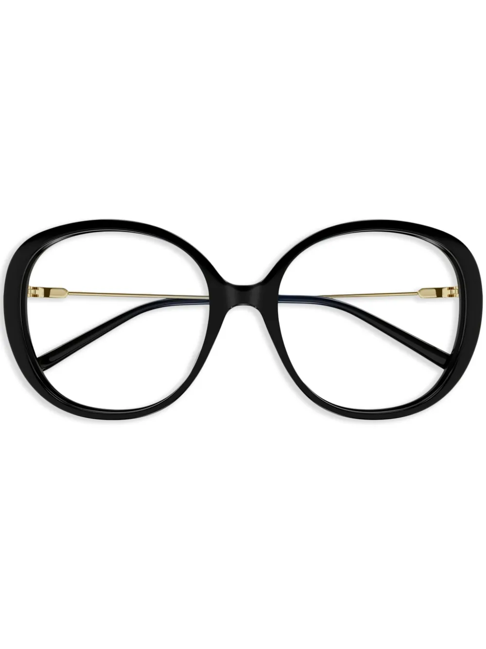 Chloé Eyewear Bril met rond montuur Goud