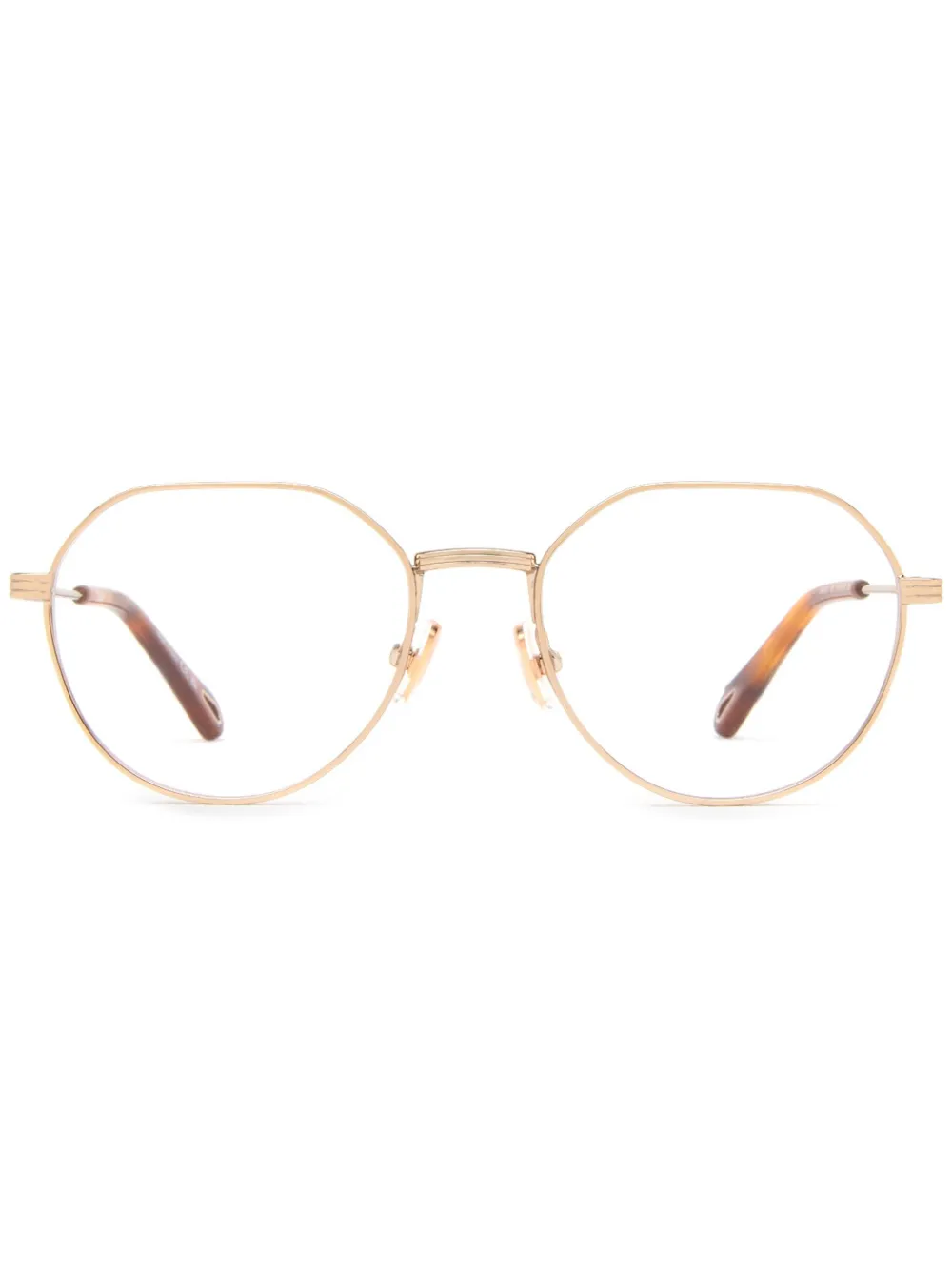 Chloé Eyewear lentes con armazón geométrica | dorado | Image 1