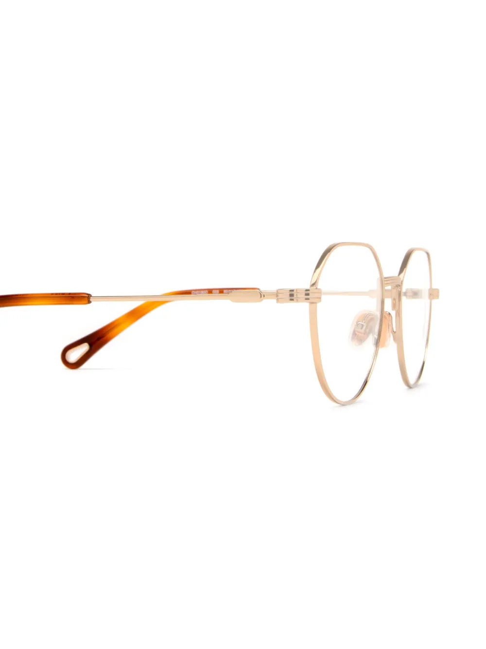 Chloé Eyewear Bril met geometrisch montuur Goud