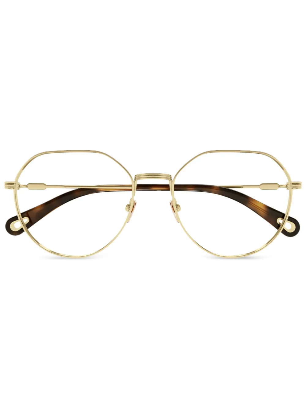 Chloé Eyewear lentes con armazón geométrica | dorado | Image 1