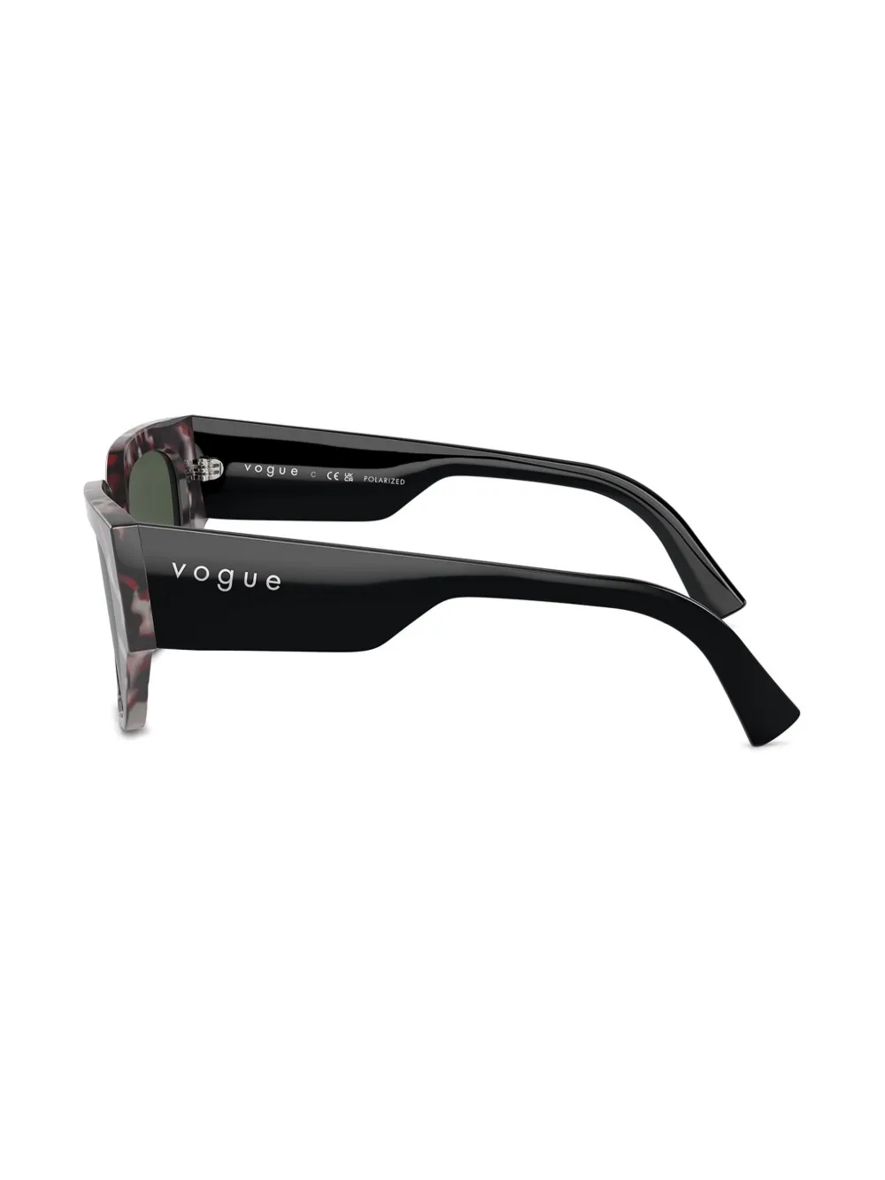 Vogue Eyewear Zonnebril met schildpadschild-design Zwart