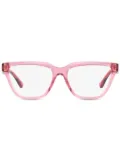 Emporio Armani cat-eye frame glasses - Pink