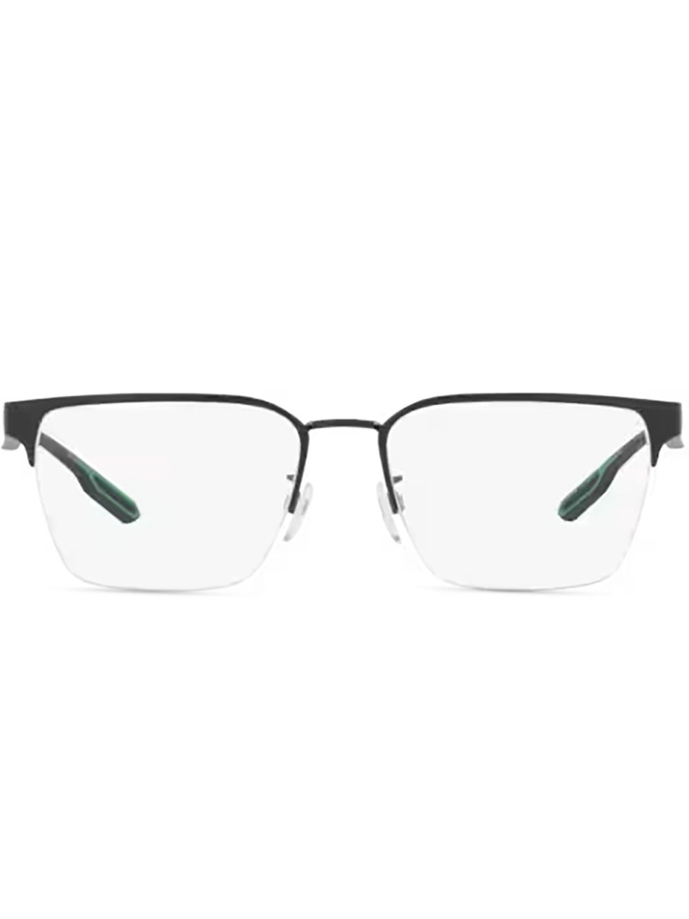 Emporio Armani square-frame glasses – Black