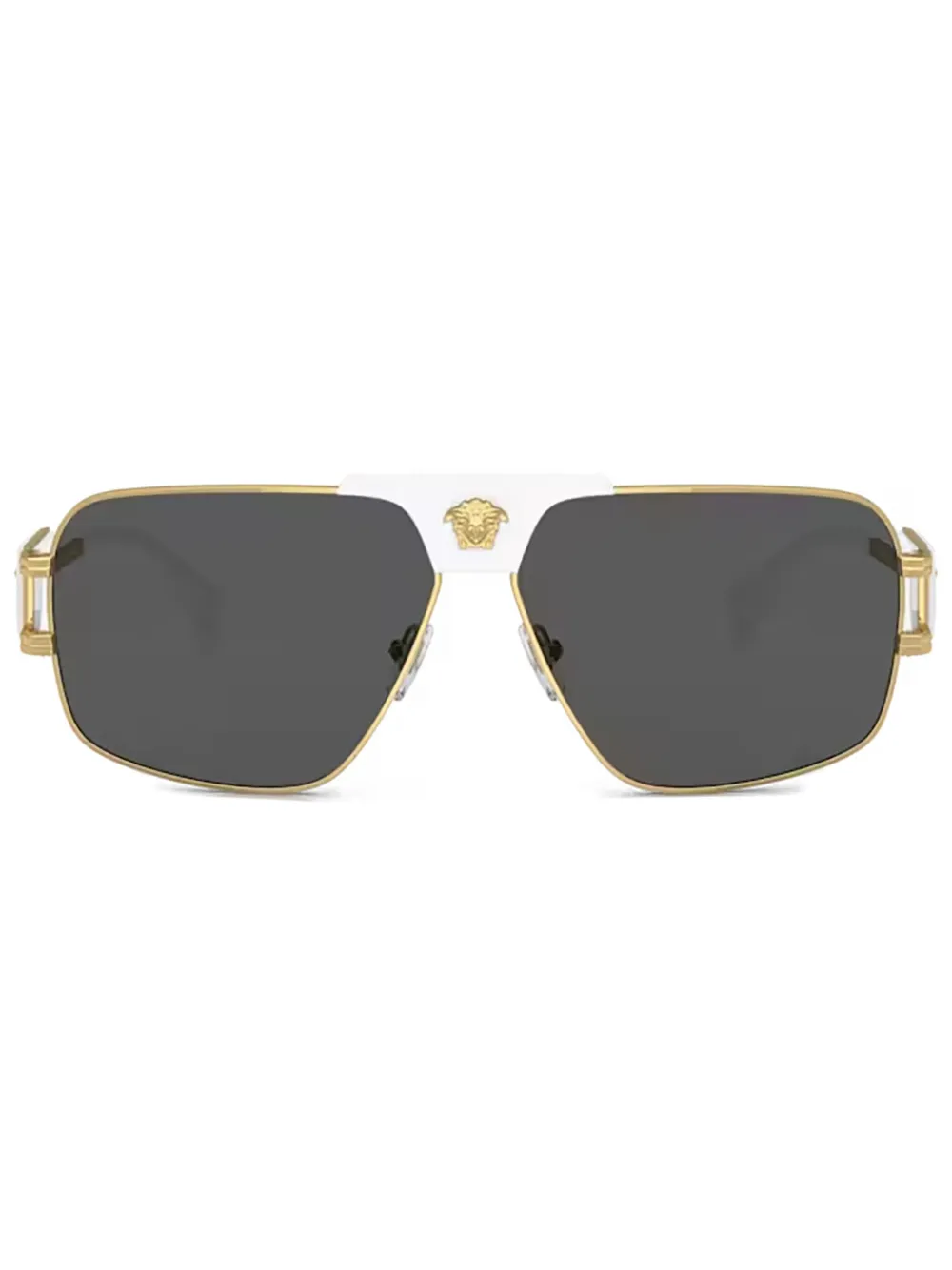 Versace Eyewear Occhiali da sole con montatura stile pilota - Oro