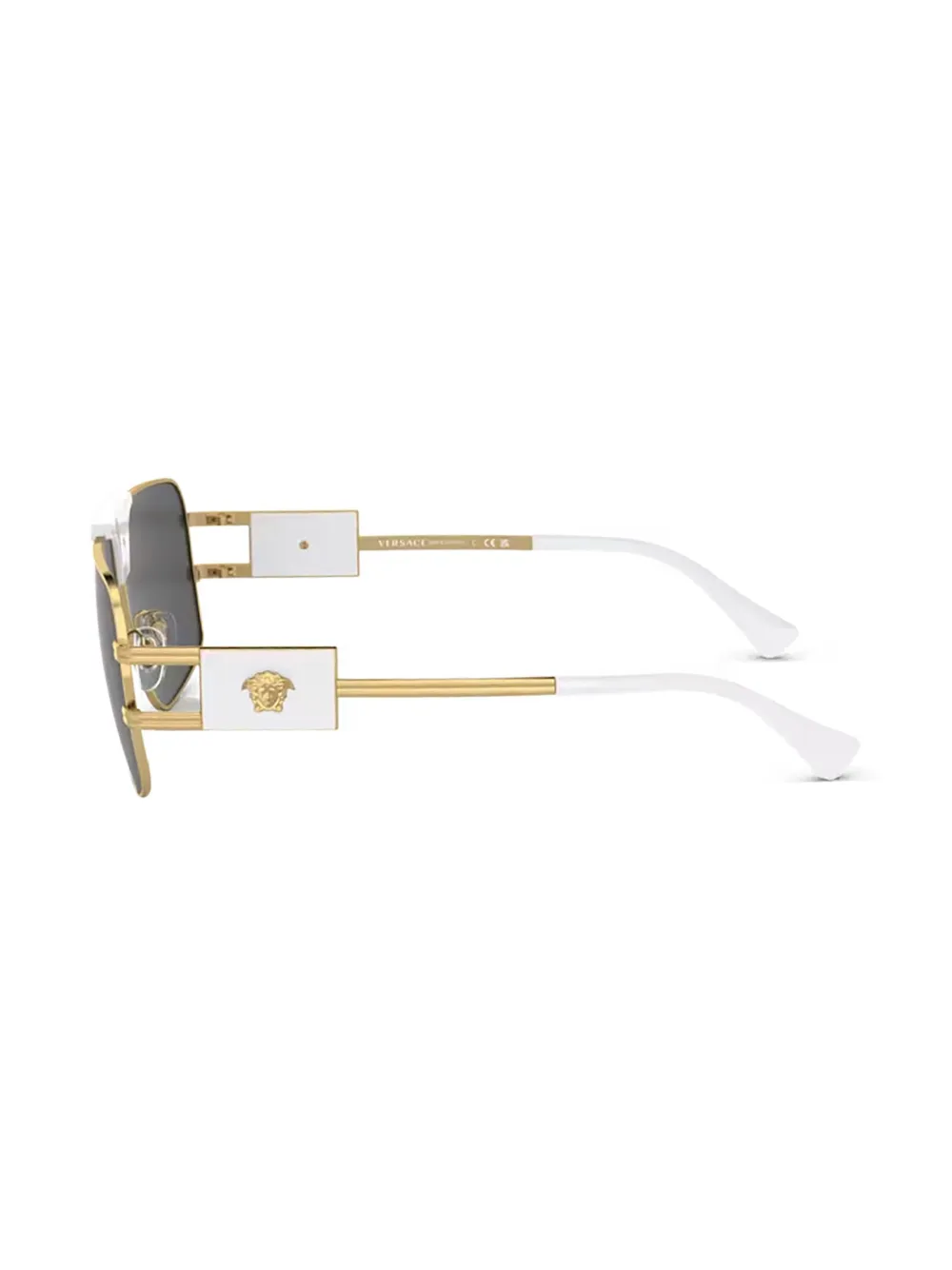 Versace Eyewear Zonnebril met piloten montuur Goud