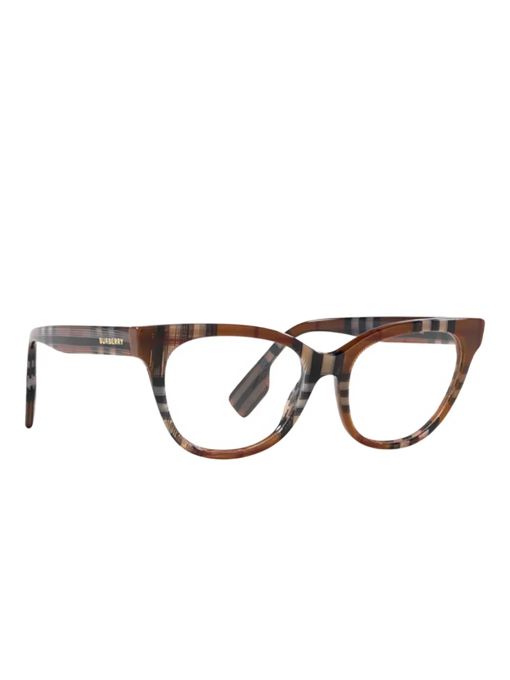 Burberry Eyewear Evelyn Cat-eye Glasses In Brown