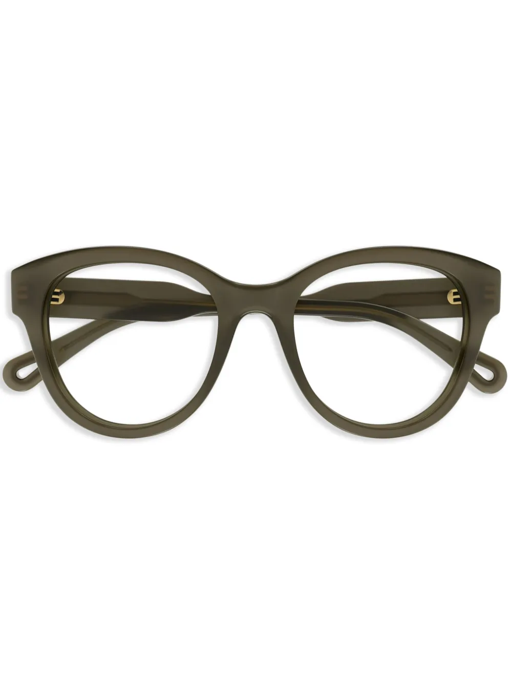 Chloé Eyewear Bril met cat-eye montuur Bruin