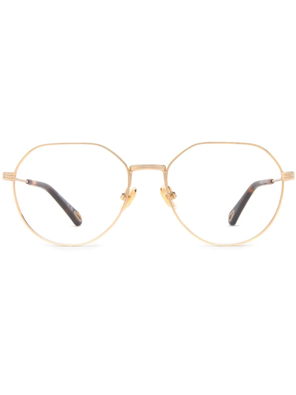 Chloé Eyewear lentes con armazón geométrica | dorado | Image 1
