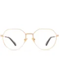 Chloé Eyewear geometric-frame glasses - Gold